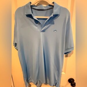 Southern Tide The SkipJack Polo Shirt Men's Size L Classic Fit Blue Golf Preppy